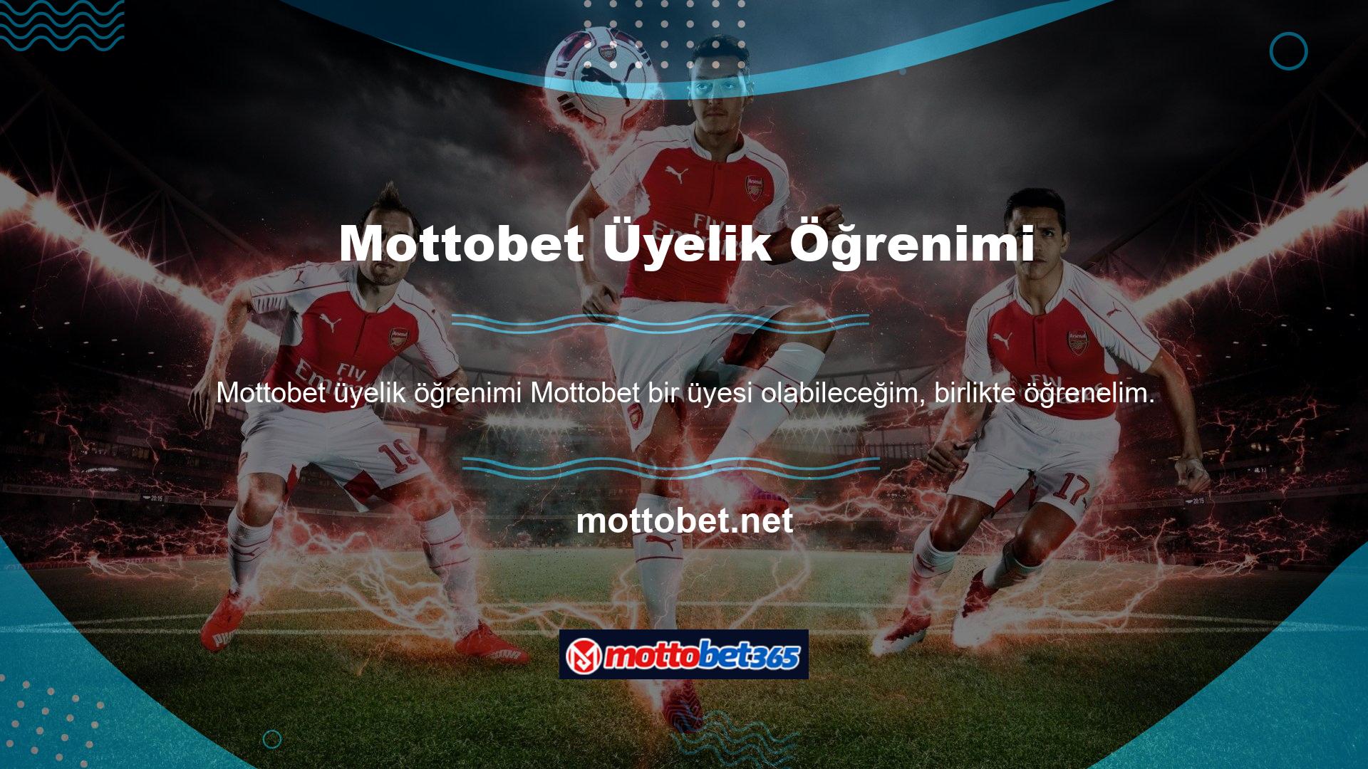 Mottobet üye olmak için ne yapmanız gerekiyor: Her şeyden önce, Mottobet ana sayfasından üye olmalısınız